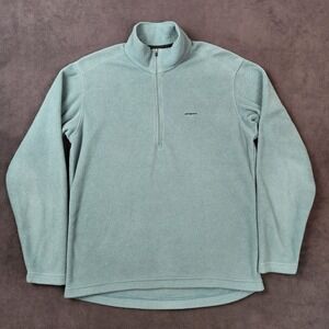 Vintage Patagonia Capilene EW Fleece 1/4 Zip T Pullover Mens Medium Blue Sweater
